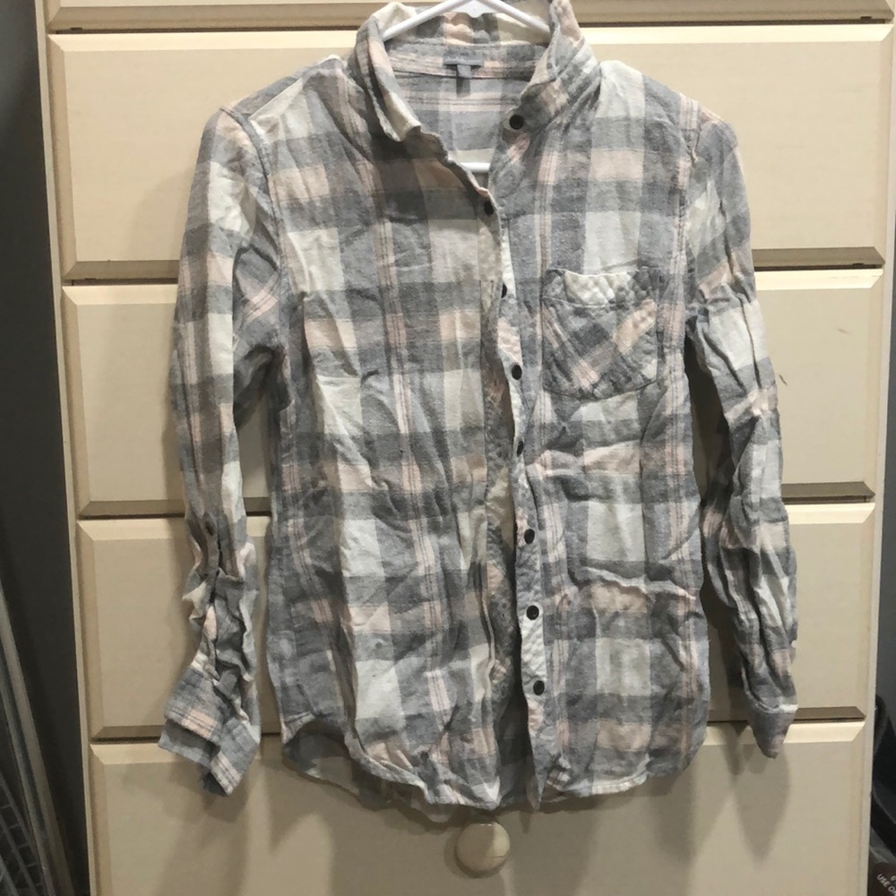 Charlotte Russe Women’s Long Sleeve Flannel